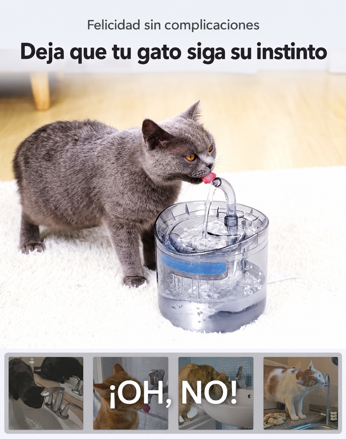 Fuente De Agua Para Gatos Y Perros